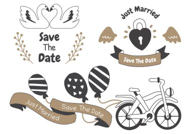 Pankart için Valentine etiketi Vektör Logosu