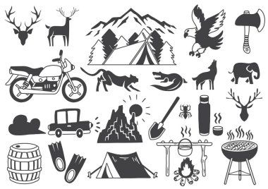 Pankart için klasik illüstrasyon Vektörü