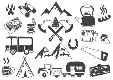 Pankart için klasik illüstrasyon Vektörü