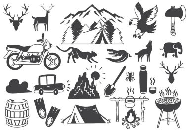 Pankart için klasik illüstrasyon Vektörü