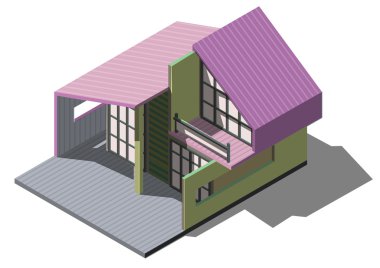 bilgi: ev grafik kavramı çizimi