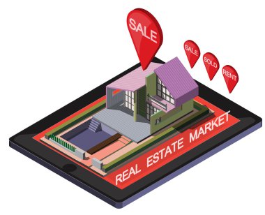 bilgi grafik online emlak piyasası kavramı çizimi