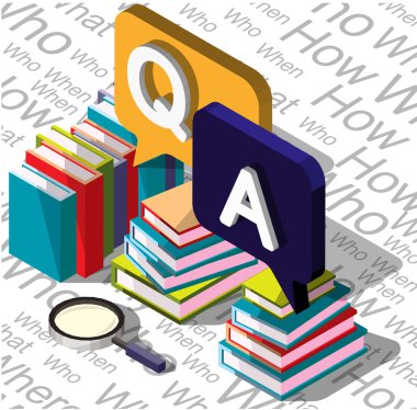 bilgi grafik soru işareti kavramı çizimi