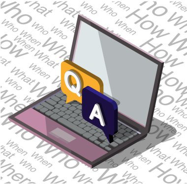 bilgi grafik soru işareti kavramı çizimi