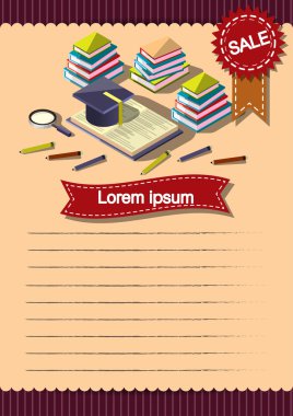 Yaratıcı rapor şablonu el ilanı broşür vektör kağıt tasarım şablonu için Infographics ve afiş