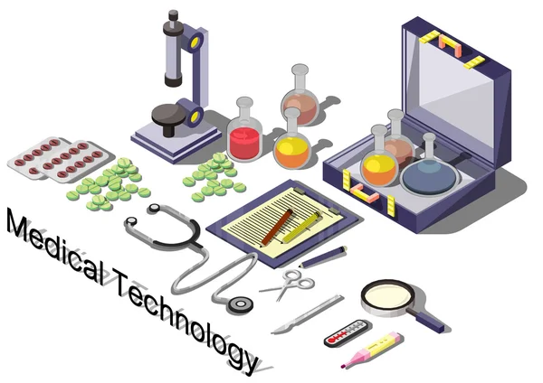 Illustration av information grafisk medicinska begrepp — Stock vektor