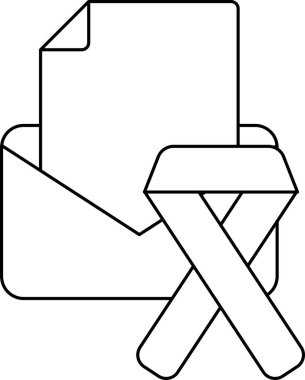 A white envelope with a ribbon tied to it. The envelope is sitting on a table