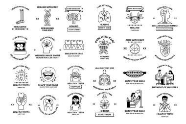 A collection of images with the words 