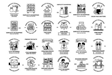 A collection of black and white images with a variety of themes. Some of the images include a man sitting at a desk, a woman reading a book, and a child playing with a toy