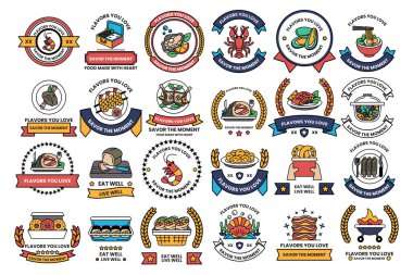 A collection of black and white symbols and shapes. Some of the shapes are circles, while others are squares. The symbols are arranged in a grid, with some overlapping each other