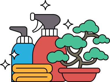 Bir şişe sprey ve üzerinde sprey olan bir sprey. Püskürtücü beyaz arkaplanın üstünde.