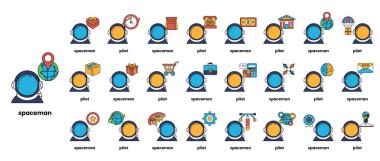 Bir at, inek ve koyun da dahil olmak üzere bir dizi karikatürist hayvan çizimi daire içine alınır. Çizimler rakamlar ve harflerle etiketlenmiş.