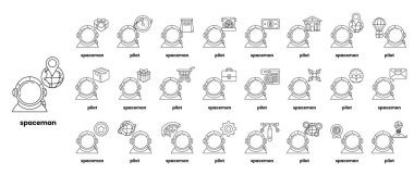 Bir at, inek ve koyun da dahil olmak üzere bir dizi karikatürist hayvan çizimi daire içine alınır. Çizimler rakamlar ve harflerle etiketlenmiş.
