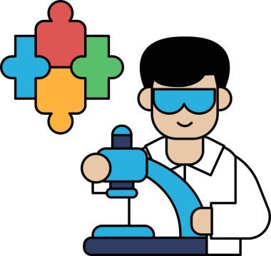 Bir adam bir ekipman parçası tutuyor ve gülümsüyor. Görüntü laboratuvarda çalışan bir bilim adamı hakkında.