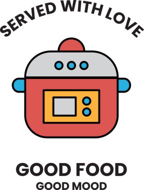 Üzerinde zamanlayıcı olan bir tencere resmi. Resmin altında 