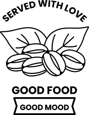 Üzerinde birkaç küçük fasulye olan yeşil yapraklı bir bitkinin siyah beyaz görüntüsü. Görüntünün başlığı 