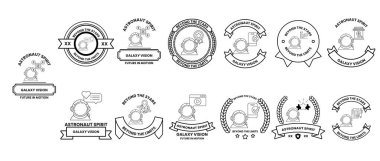 Hayvan temalı rozet koleksiyonu. Bazı rozetler filler, zürafalar ve zebralar için.