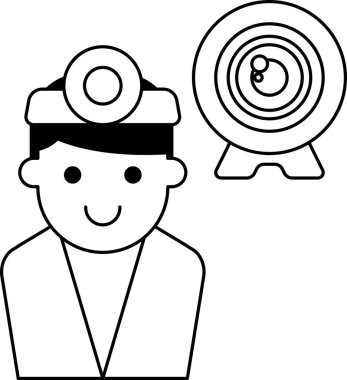 Kameralı bir adam gülümsüyor. Kamera bir webcam. Adam bir doktor.