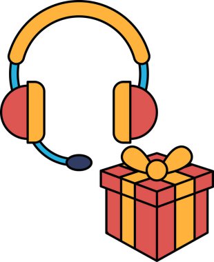 Üzerinde siyah bir kutu olan beyaz bir kutu. Kutu kırmızı bir yayla süslenmiş.