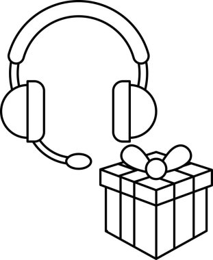 Üzerinde siyah bir kutu olan beyaz bir kutu. Kutu kırmızı bir yayla süslenmiş.