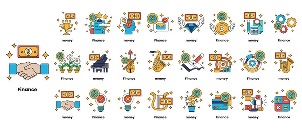 Para ve finansın bir dizi siyah beyaz görüntüsü. Resimler bir ızgarada düzenlenir ve çeşitli sembol ve şekiller içerir. Sahne ciddidir ve finans konusuna odaklanmıştır.