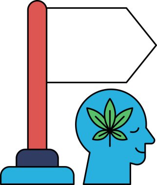 Kafasında yeşil yapraklı bir bitki olan bir adam görülüyor. Görüntü, büyümeyi ve ilerlemeyi sembolize eden yeşil yapraklı bitki ile odaklanmış ve kararlı bir insan fikrini aktarmayı amaçlıyor.