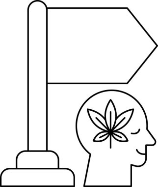 Kafasında yeşil yapraklı bir bitki olan bir adam görülüyor. Görüntü, büyümeyi ve ilerlemeyi sembolize eden yeşil yapraklı bitki ile odaklanmış ve kararlı bir insan fikrini aktarmayı amaçlıyor.