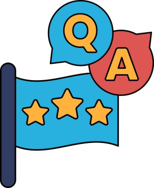 Üç yıldızlı bir bayrak ve soru işareti. Bayrak siyah ve beyaz. Bayrak bir vatanseverlik ve gurur sembolüdür.