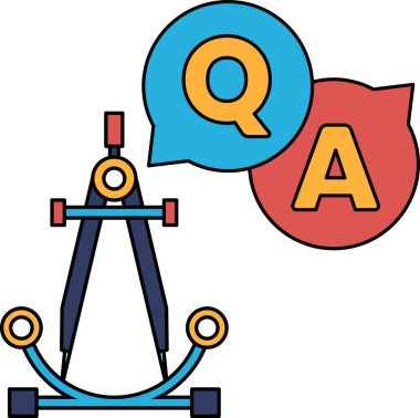 Bir pusulanın siyah beyaz çizimi ve bir soru işareti. Pusula A harfini gösteriyor.