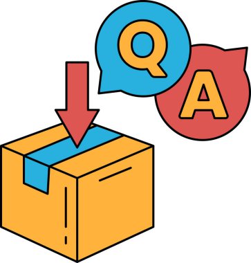 Üzerinde soru işareti olan bir kutu açık ve soru işareti kutuyu işaret ediyor. Kutu boş ve kutunun içindekiler hakkında bir soru gibi görünüyor.