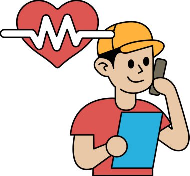 Bir adam elinde dosya tutarken cep telefonuyla konuşuyor. Acil ve önemli kavram kavramı, çünkü adam muhtemelen kritik bir konuyu ya da durumu tartışıyor. Adamın ciddi ifadesi.