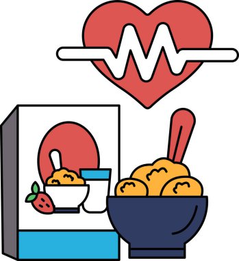 Bir kutu mısır gevreği bir kase dondurmanın yanında. Görüntü yemek ve yemekle ilgili.