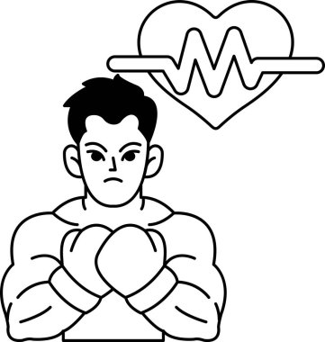 Boks ringinde elleri havada bir adam var. Adam siyah gömlek ve siyah pantolon giyiyor. Adam yüzünde ciddi bir ifadeyle kameraya bakıyor.