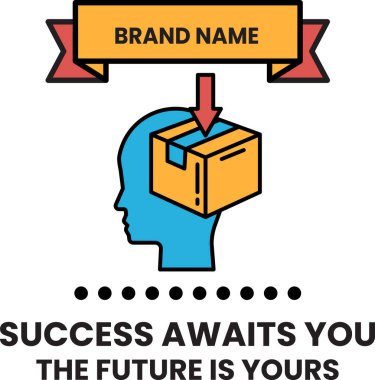 Üzerinde bir adamın kafası olan beyaz bir kutu. Kutuda 