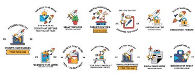 A series of images with the words 