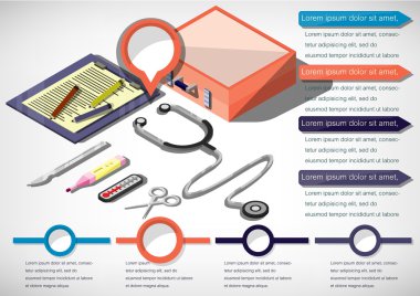 Infographic tıbbi kavramı çizimi