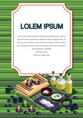 bilgi grafik spa konsept gösteren resim