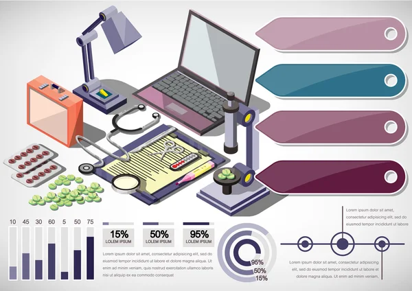 Ilustracja koncepcja sprzęt graficzny pieniądza informacji — Wektor stockowy
