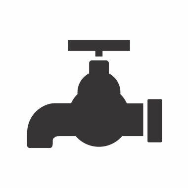 Tap 'in Vektör Grafiği - Siyah Biçim - basit illüstrasyon. Düzenlenebilir felç. Tasarım şablonu vektörü. Tasarım biçimi tasarımı. Vektör grafik illüstrasyonu