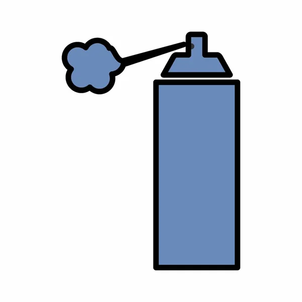 Icon Vector Spray Paint Dark Blue Style Ilustração Simples Avc —  Vetores de Stock