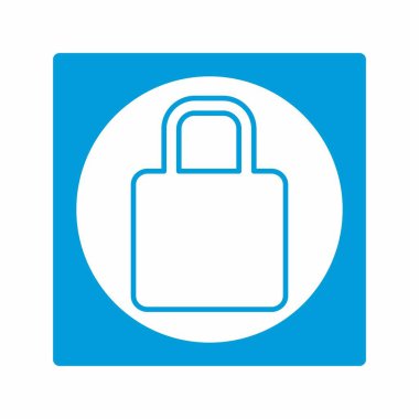 Güvenliğin Vektör Grafiği - Beyaz Ay Biçimi - basit illüstrasyon. Düzenlenebilir felç. Tasarım şablonu vektörü. Tasarım biçimi tasarımı. Vektör grafik illüstrasyonu