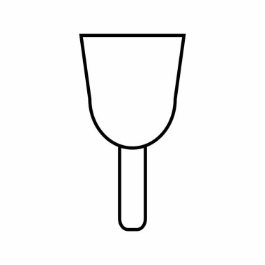 Wall Alçı Aracının Simge Vektörü - Satır Biçimi - basit illüstrasyon. Düzenlenebilir felç. Tasarım şablonu vektörü. Tasarım biçimi tasarımı. Vektör grafik illüstrasyonu