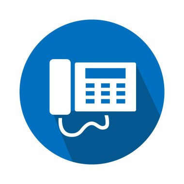 Telefonun Vektör Grafiği - Düz Biçim - basit illüstrasyon. Düzenlenebilir felç. Tasarım şablonu vektörü. Tasarım biçimi tasarımı. Vektör grafik illüstrasyonu