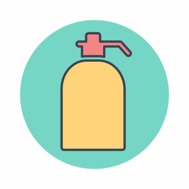 Elle Yıkama - Renk Mat Biçiminin Vektör Grafiği - basit illüstrasyon. Düzenlenebilir felç. Tasarım şablonu vektörü. Tasarım biçimi tasarımı. Vektör grafik illüstrasyonu