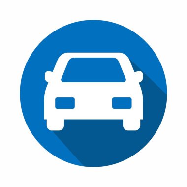 Aracın Vektör Grafiği - Düz Stil - basit illüstrasyon. Düzenlenebilir felç. Tasarım şablonu vektörü. Tasarım biçimi tasarımı. Vektör grafik illüstrasyonu