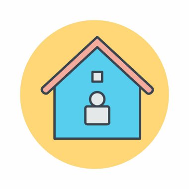 Stajyerin vektör Grafiği - Renk Eşi Biçimi - basit bir illüstrasyon. Düzenlenebilir felç. Tasarım şablonu vektörü. Tasarım biçimi tasarımı. Vektör grafik illüstrasyonu