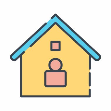 Stajyerin vektör Grafiği - Satır Kesimi Biçimi - basit bir illüstrasyon. Düzenlenebilir felç. Tasarım şablonu vektörü. Tasarım biçimi tasarımı. Vektör grafik illüstrasyonu