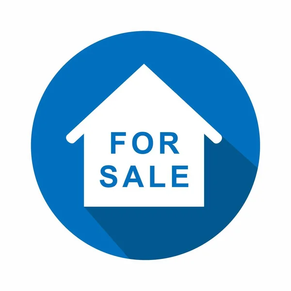 Vector Gráfico Sale House Flat Style Ilustração Simples Avc Editável —  Vetores de Stock