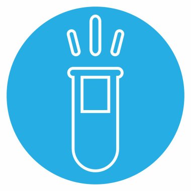 Vials 5 - Mavi Gözler Biçimi - Basit illüstrasyon, Düzenlenebilir vuruş, Tasarım şablonu vektörü, baskılar, posterler, reklamlar, duyurular, bilgi grafikleri vs..