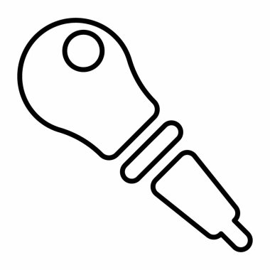 Göz damlasının Simge Vektörü - Satır Biçimi - Basit illüstrasyon, Düzenlenebilir vuruş, Tasarım şablonu vektörü, baskılar, posterler, reklamlar, duyurular, bilgi grafikleri vs..